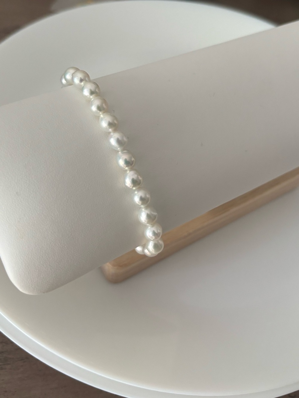 Genuine pearl bracelet